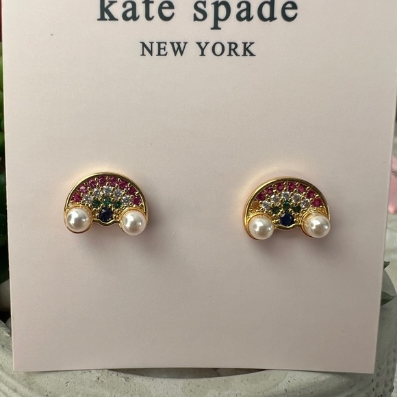 Kate Spade Wishes Rainbow Stud Earrings - Picture 2 of 4